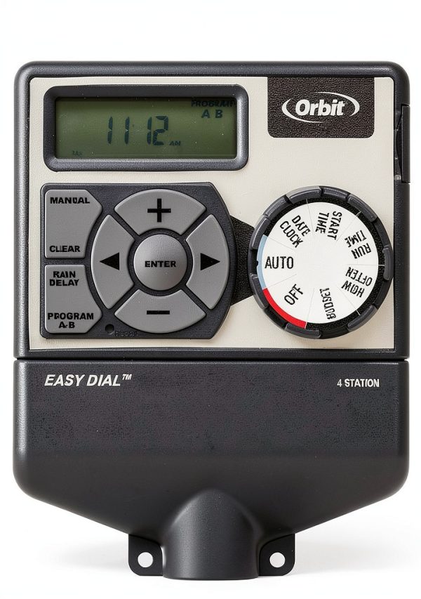 Orbit 28964 Easy Dial 4-Station Indoor Sprinkler Controller-0