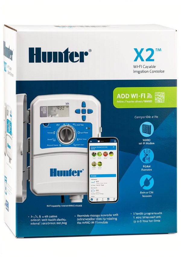 Hunter Industries Hydrawise X2 6-Station Outdoor Irrigation Controller-3
