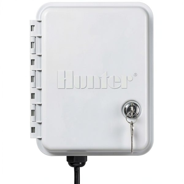 Hunter X-Core XC400 4 Zone Outdoor Sprinkler Controller, Weather-Resistant Irrigation Timer for Lawn and Garden, Easy Install, Automatic Watering System-1