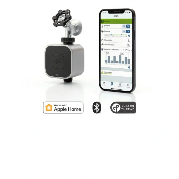 Eve Aqua Smart Water Controller HomeKit Bluetooth Thread No Bridge-1