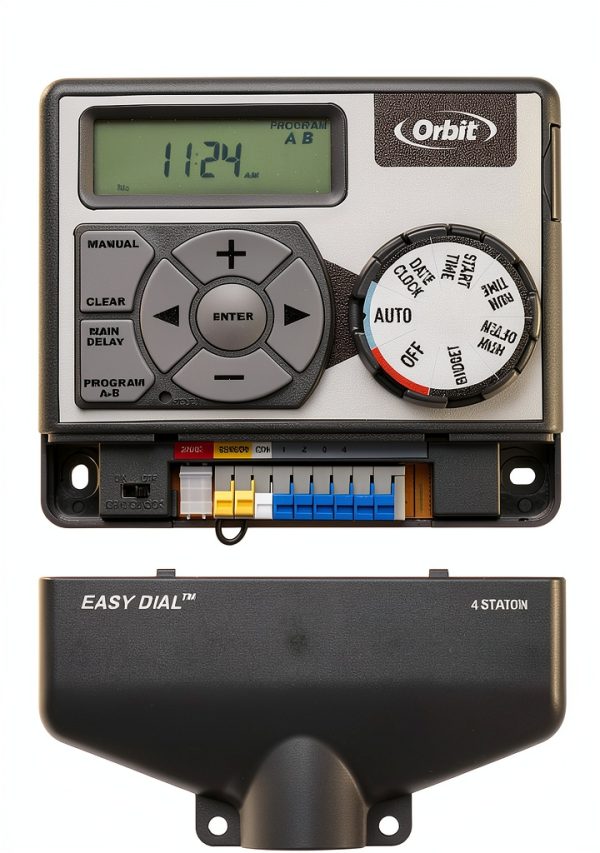 Orbit 28964 Easy Dial 4-Station Indoor Sprinkler Controller-2