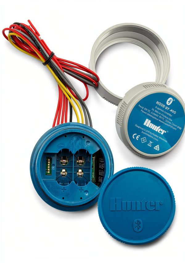 SPW Hunter Node-BT-400 Four Zone Bluetooth Enabled Irrigation Controller 4 Station 9V Timer NODEBT400-1